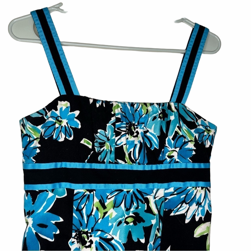R&K Floral Print Colorblock Dress Size 8P - Picture 2 of 9